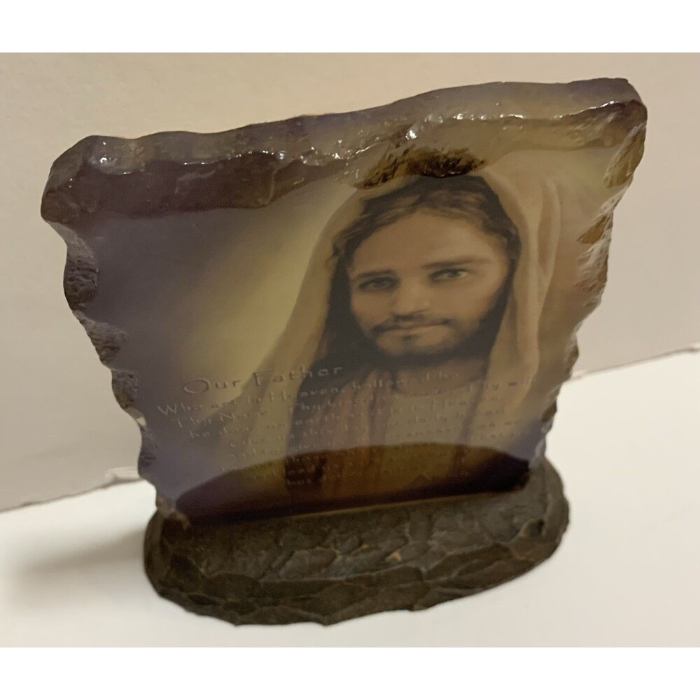 Bradford Exchange Reflections of Faith "The Lord’s Prayer” Plaque Greg Olsen - Picture 8 of 11